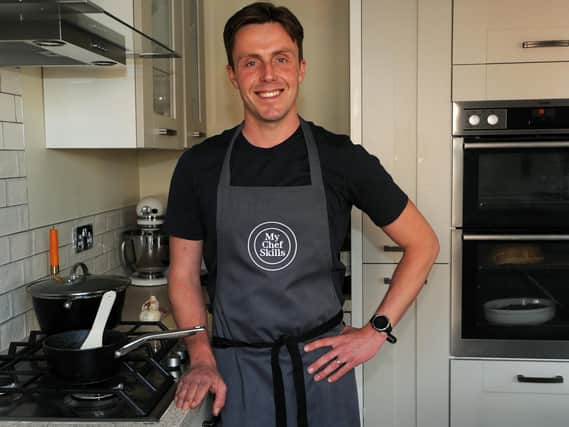 Entrepreneur Jonny Ross who has set up a new chef tips online business called My Chef Skills, Harrogate (Picture Gerard Binks)