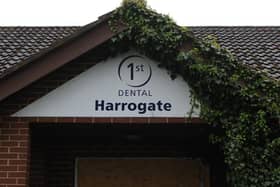 The former dental building on Wetherby Road in Harrogate which may become a Starbucks drive-thru. (Picture Gerard Binks)