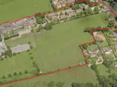This is the proposed site boundary for the former police training site on Yew Tree Lane.