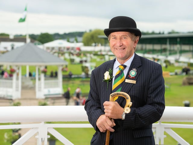 Tickets on sale today - The Great Yorkshire Show's Honorary Show Director Charles Mills.