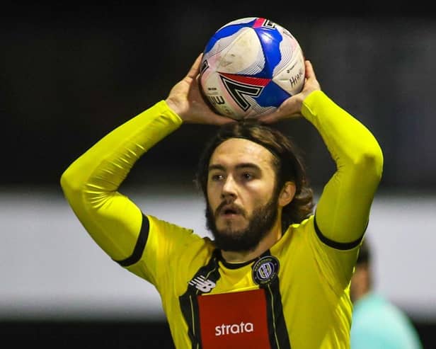 Dan Jones spent 2020/21 on loan at Harrogate Town from Salford City. Pictures: Matt Kirkham