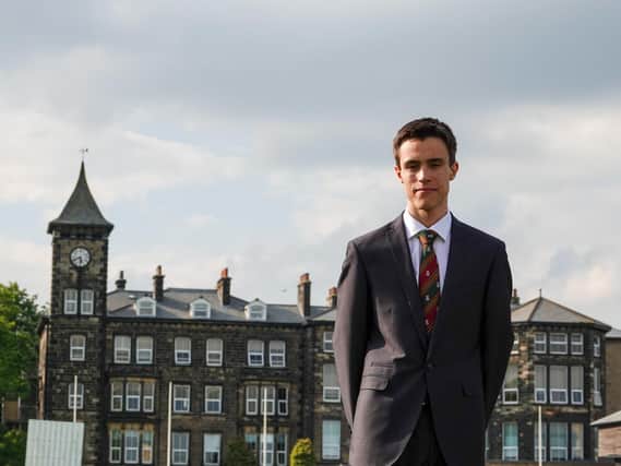 Ashville College sixth former Thomas Grattoni-May who is doing well in the Rise Challenge which seeks to identify talented young people from around the world who have the potential to use their talents to tackle the planet’s most pressing issues.