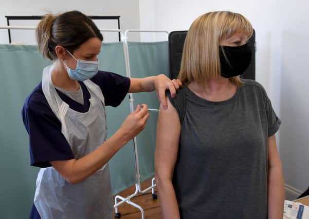 Vaccination boost. Picture Simon Hulme