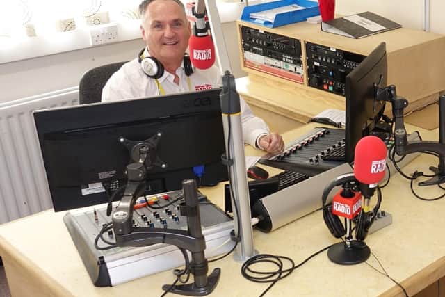 Backing the DAB bid: Award-winning broadcaster Mark Oldfield, chair of Harrogate Hospital Radio, the town’s longest running radio station.