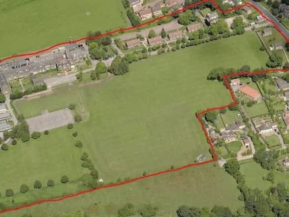Part of the site of the proposed 200 new homes in Pannal Ash in Harrogate.