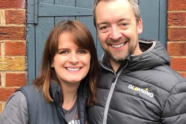 Harrogate couple Sarah and James Martin who own Glawning Limited.