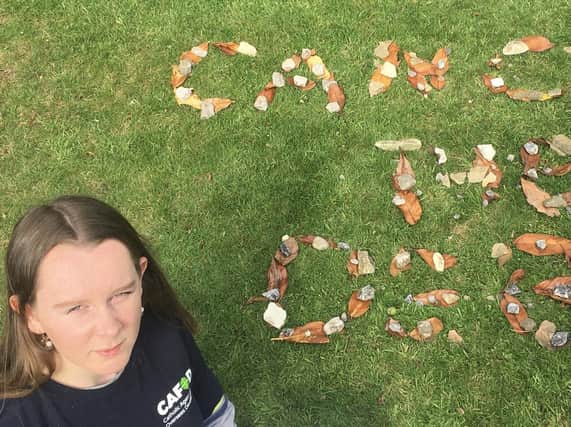 Climate change protest - Rebecca Maxwell, a youth worker from Harrogate in York, is heading to the G7 Summit in Carbis Bay,