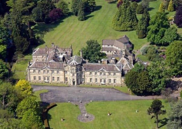 Grantley Hall from above.