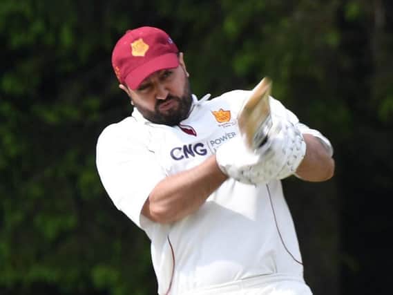 Tuseif Arshad top-scored for Bilton CC. Picture: Gerard Binks