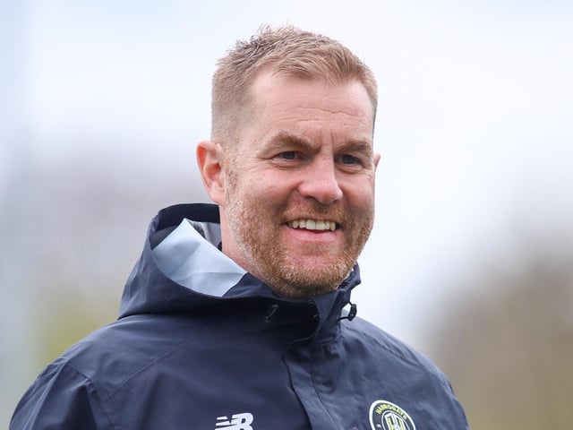Harrogate Town manager Simon Weaver. Picture: Matt Kirkham