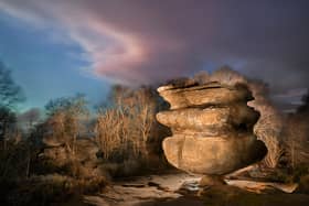 Brimham Rocks at night. Picture: Joe Cornish