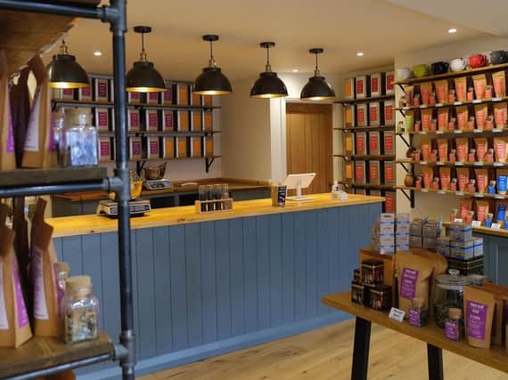 New shop in Harrogate - The interior of the True Tea Co which has opened its doors in the town centre.