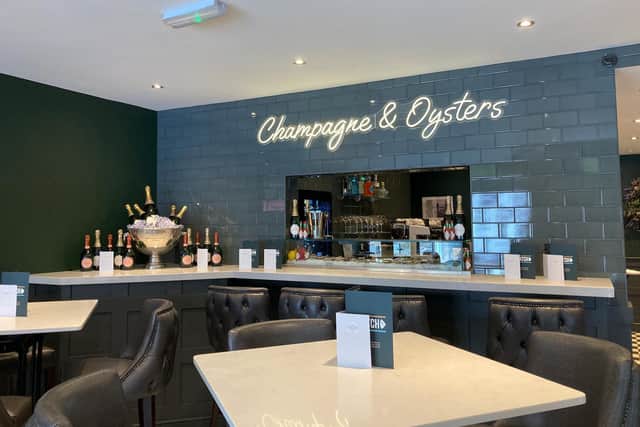 Catch Harrogate recently underwent a £250k refurbishment to transform it into a trendy, modern restaurant with luxury offerings like champagne and oysters.