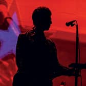 Noel Gallagher by Sharon Latham - LA Nights - Orpheum Theatre, Los Angeles, 2018. Archival C-type photographic print face mounted on acrylic. Signed and numbered on the reverse.