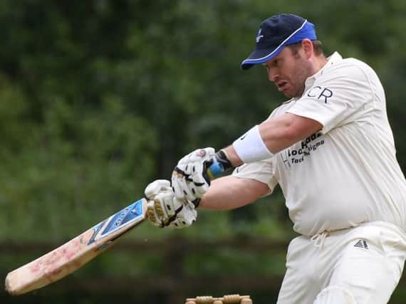 Will Haines was in fine form with the bat during Blubberhouses' win over Kirk Deighton. Picture: Gerard Binks