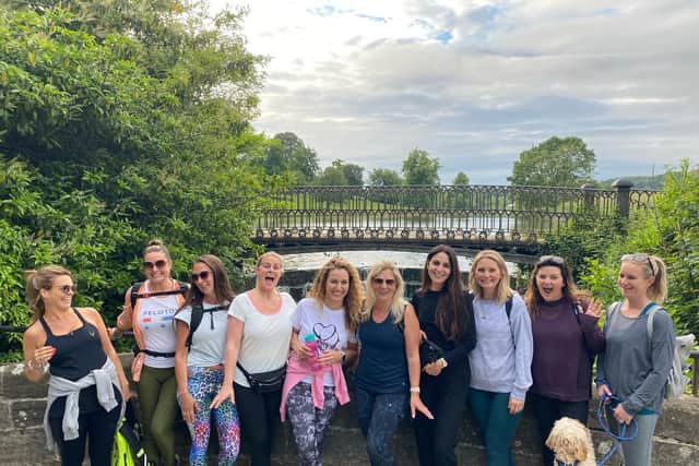 26 ladies from Harrogate will be walking a marathon on Sunday, July 4 to raise money for Saint Michael's Hospice and Candelighters charities.