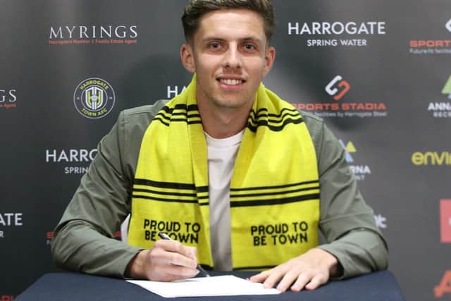 Danilo Orsi is Harrogate Town's second signing of the summer transfer window.