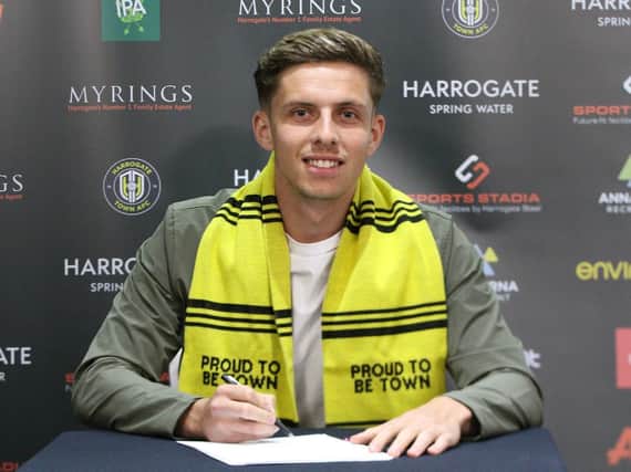Danilo Orsi is Harrogate Town's second signing of the summer transfer window.