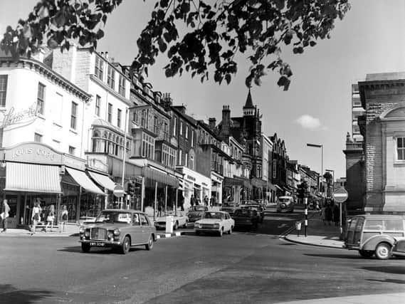 A61 nostalgia: Back to the early 1970s and an archive photo from the North Yorkshire County Record Office after the switch to one-way traffic was made on the A61 at Parliament Street.