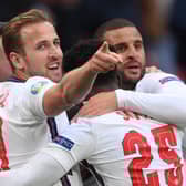 England play Germany at Wembley on Tuesday. Pictures: Getty Images