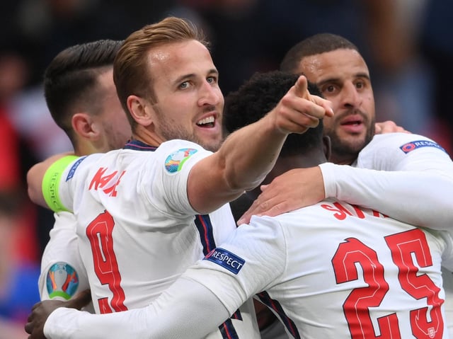 England play Germany at Wembley on Tuesday. Pictures: Getty Images
