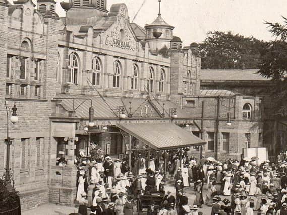 The Royal in Harrogate in its first early golden era before the First World War when it was known as the Kursaal.