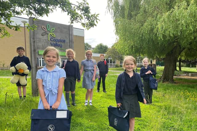 Walk to School Day - Pupils from Coppice Valley Primary School in Harrogate do their bit in the battle against the climate emergency.