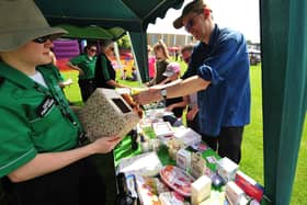 Starbeck Community Day nostalgia: Flashback to 2019 and the last such event. Pictured is a busy St John's Ambulance tombola store at the event.