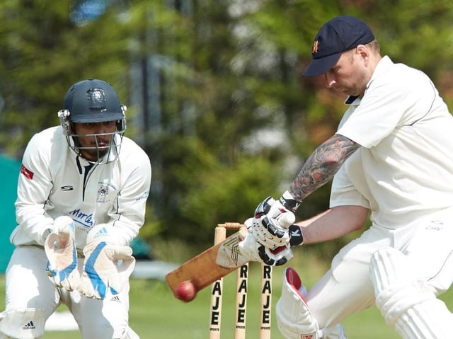 Ryan Bradshaw hit a crucial half-century for Bilton CC. Picture: John Clifton