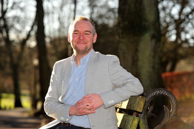 Nick Hancock in the Valley Gardens, Harrogate. Picture Gerard Binks