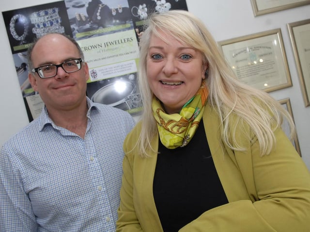 Happy birthday - Stephen and Sue Kramer of Crown Jewellers. (1801131AM3)
