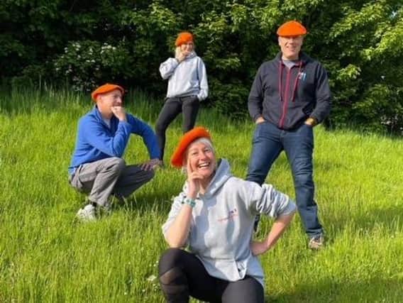 Vive le swimmers! Harrogate's charity team taking on the English Channel are Jacqui Hargrave, Andrea Stark, Richard Powell and Jonty Warneken.