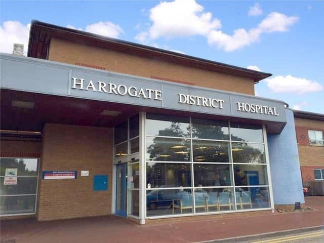 Harrogate hospital.