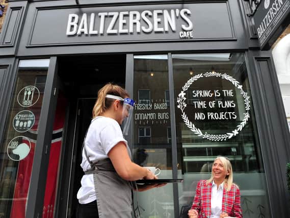 Baltzersen's cafe on Oxford Street in Harrogate.