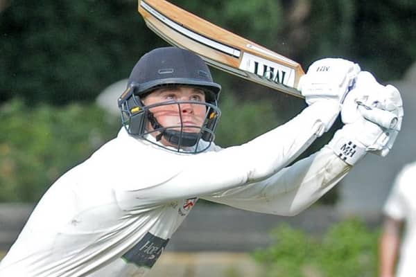 Joe Holderness top-scored for Beckwithshaw CC as they made it five wins on the bounce. Picture: Steve Riding