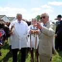 The Prince of Wales and the Duchess of Cornwall visit the Great Yorkshire Show, Harrogate... Prince Charles is pictured on the cattle lines at the show.. Image: Simon Hulme