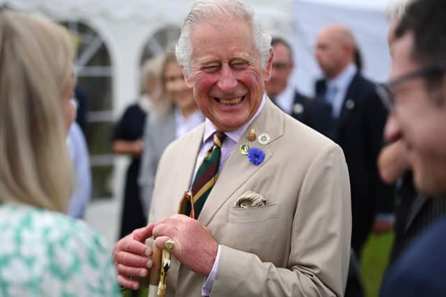 The Prince of Wales during a visit to the Great Yorkshire Show at the Great Yorkshire Showground in Harrogate. Image: Oli Scarff/PA Wire