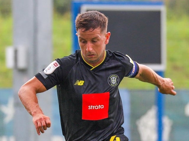 Harrogate Town skipper Josh Falkingham. Pictures: Matt Kirkham