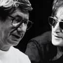 Friends and collaborators - BAFTA winning filmmaker Tony Palmer and The Beatles' John Lennon.