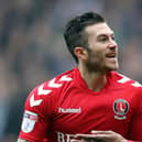 Lewis Page celebrates after scoring for Charlton Athletic against Plymouth Argyle back in 2018. Picture: Getty Images