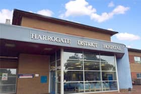 There are just three Covid patients in Harrogate hospital despite infection rates reaching a new record high.