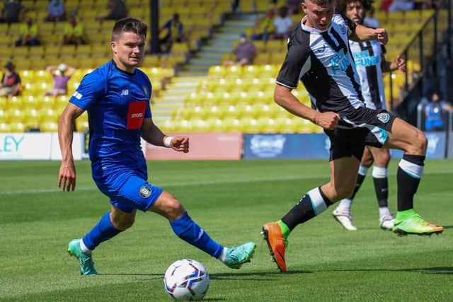 Daire O'Connor caught the eye during the Sulphurites' recent pre-season success over Newcastle United U23s.