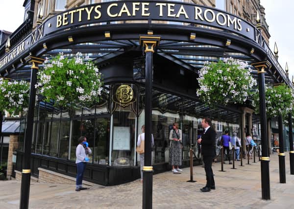 Bettys tearooms were closed for much of last year. PHOTO: Gerard Binks.