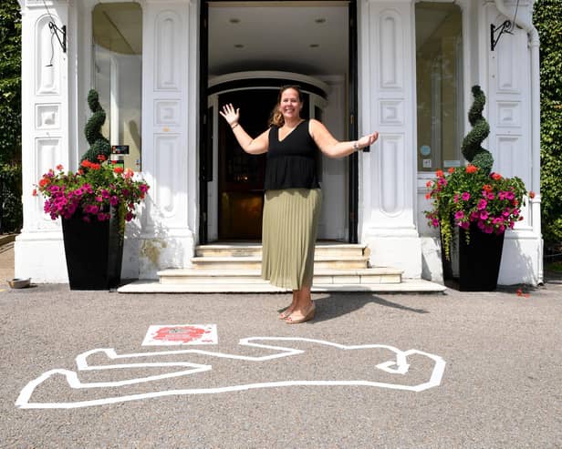 Sharon Canavar Chief Executive Harrogate International Festivals at The Old Swan for the launch of Theakston Old Peculier Crime Writing Festival. (Picture Gerard Binks)