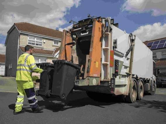 Waste and recycling collections in the Harrogate district have previously been disrupted by staff self-isolating. Photo: NYCC.