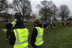 Flashback to a Harrogate Parkrun on the Stray before the pandemic.