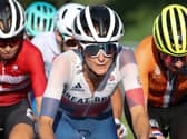 Lizzie Deignan, who lives in Harrogate, in action during the during the women's cycling road race at the Fuji International Speedway, Oyama at the Tokyo 2020 Olympic Games. Pictures: Getty Images