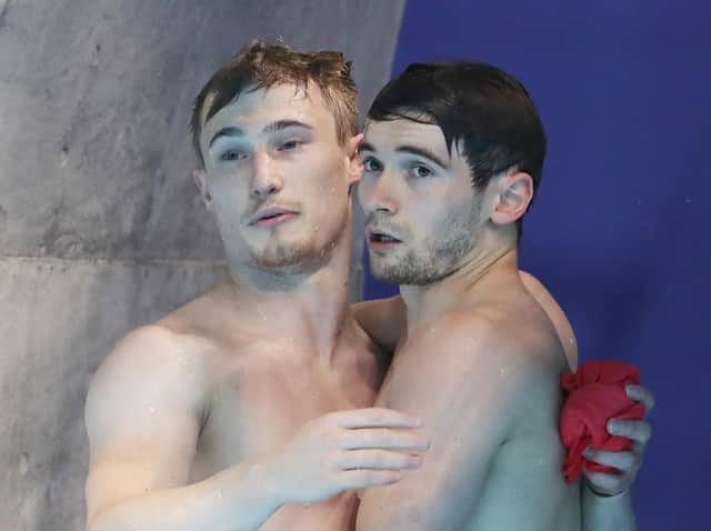Jack Laugher, left, and Daniel Godfellow. Picture: Getty Images