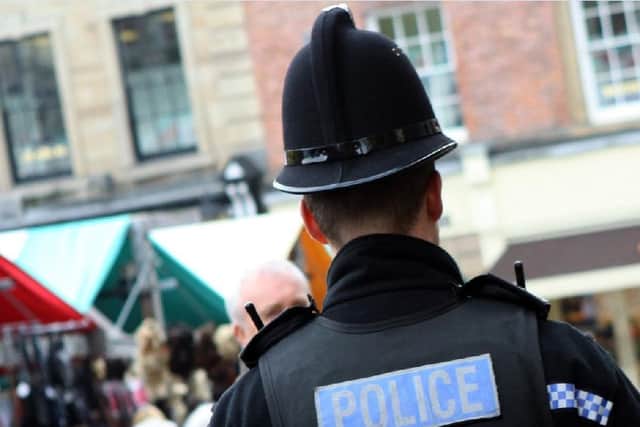 A three-year-old girl was assaulted by a woman in an electric wheelchair in Harrogate last week.