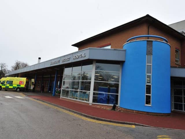 Harrogate District Hospital.